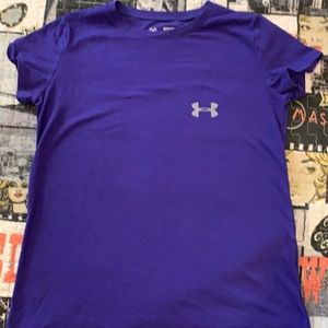 Purple under armor t shirt